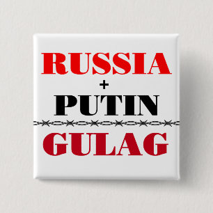 Russland und Putin Button