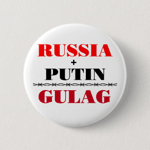 Russland und Putin Button