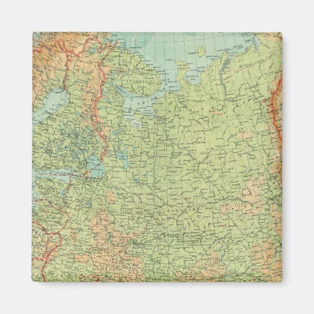 Russland-Verbundland Finnland Magnet (Vorne)