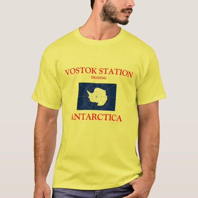 Russland Vostok Antarktis Shirt (Vorderseite)