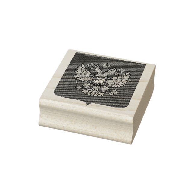 Russland-Wappen Gummi-Briefmarke Gummistempel (Stempel)