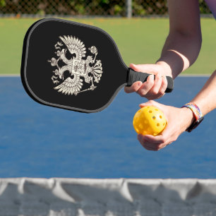 Russland - Wappen - weiße Version Pickleball Schläger