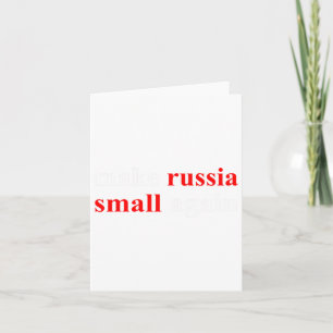 Russland wieder klein machen 1 karte