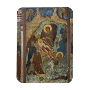 Russland, Yaroslavl, Fresko im Dom des Hl. 2 Magnet