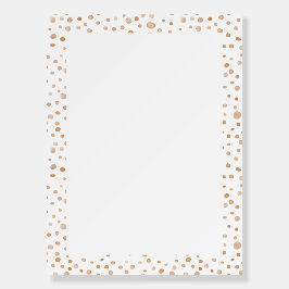 Rust Confetti Wasserfarbe Dots Schaumplatte