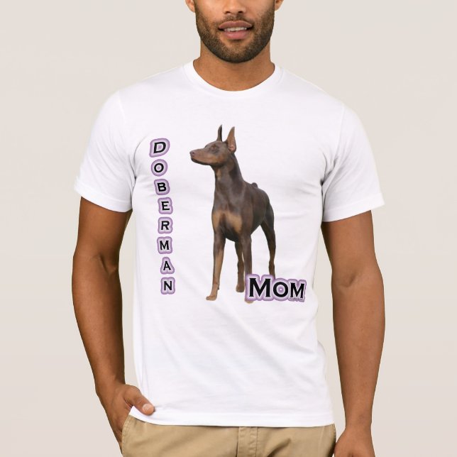Rust Doberman Mama 4 T-Shirt (Vorderseite)