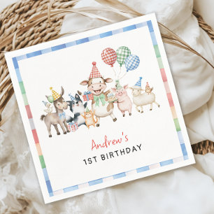 Rust Farm Animes Kindergeburtstag Serviette