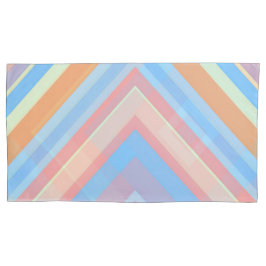 Rust Leaf Geometric Pattern Pillowcases – Modern A Kissenbezug