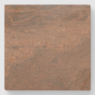 Rust n Grau Marble Gepunktet Square Stone Unterset Steinuntersetzer