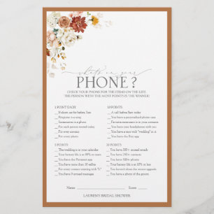 Rust Orange Brautparty