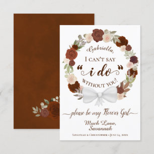Rust Orange Floral Wreath Be Ma Carte Flower