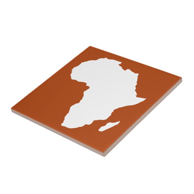 Rust Red Audacious Africa Fliese (Seite)