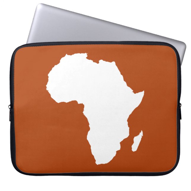 Rust Red Audacious Africa Laptopschutzhülle (Vorderseite)