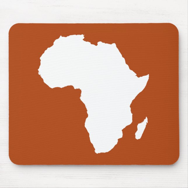 Rust Red Audacious Africa Mousepad (Vorne)