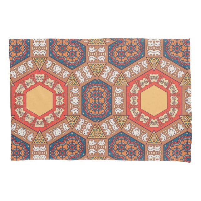 Rust Round reversible Kissenbezug (Vorderseite)