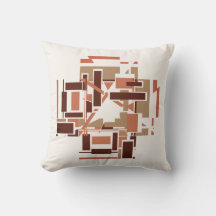 Rust Tan Brown White Labyrinth Südwest Look
