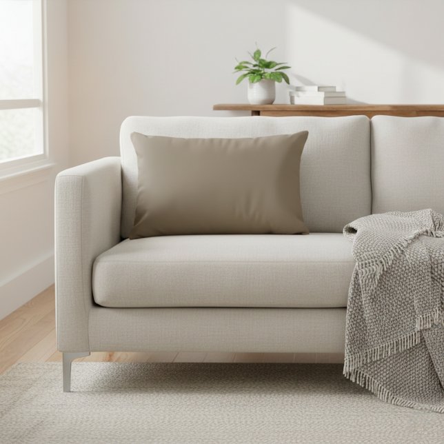 Rust Terracotta Square Throw Pillow - Modern Dekokissen (Von Creator hochgeladen)