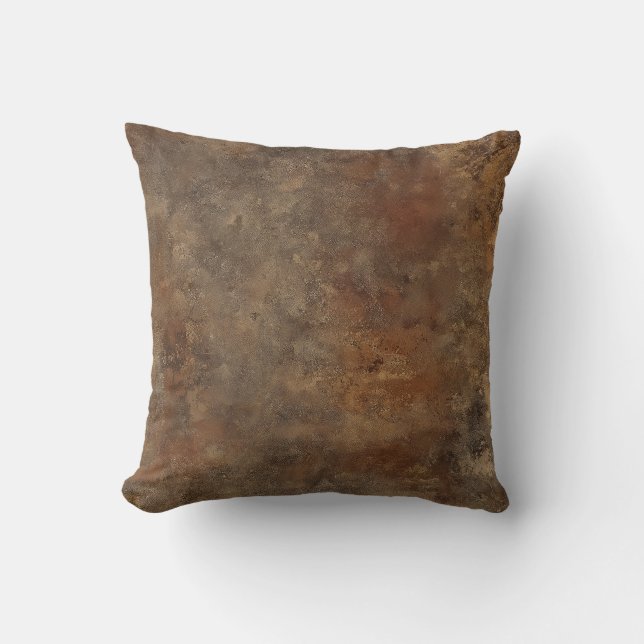 Rust-Textur-Erdtöne-Kissen Kissen (Vorderseite)