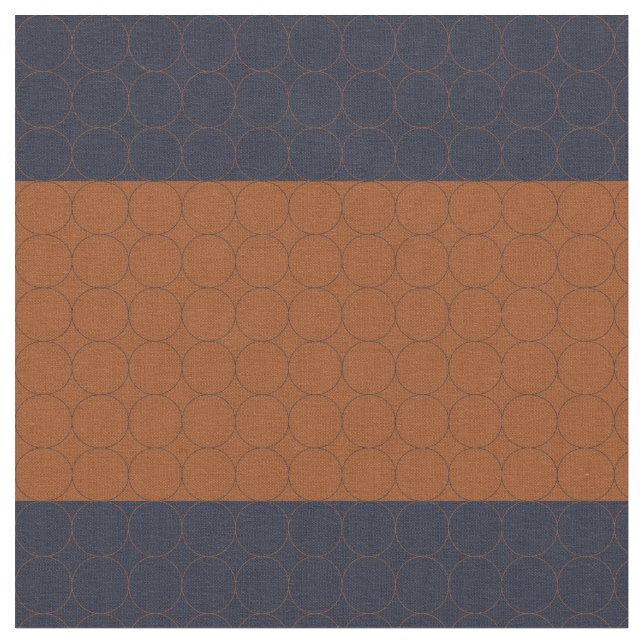 Rust und Marine I Stoff (Nahaufnahme)