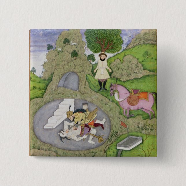 Rustam, das den weißen Dämon, Illustration von Button (Vorderseite)