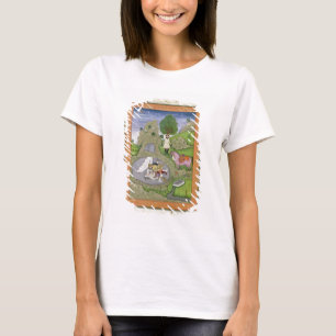 Rustam, das den weißen Dämon, Illustration von T-Shirt