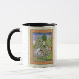 Rustam, das den weißen Dämon, Illustration von Tasse