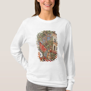 Rustam entdeckt das Mädchen, das seine T-Shirt