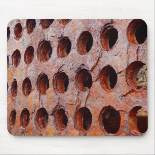 Rusted Perforated Metal Mat Mousepad