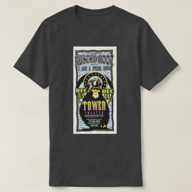 Rusted Root Handbill T-Shirt (Design vorne)