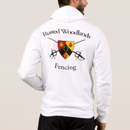 Rusted Woodlands Fencing Hoodie Zip-Up