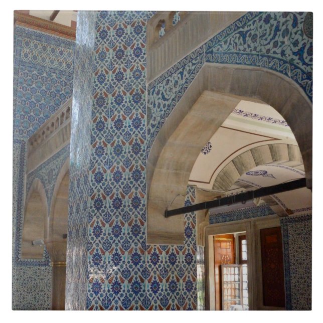 Rustem Pasha-Moschee in Istanbul Fliese (Vorderseite)