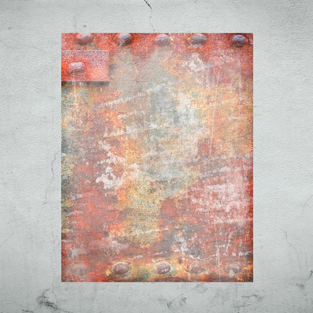 Rustenmetall Halloween-Bücherpapier (Von Creator hochgeladen)