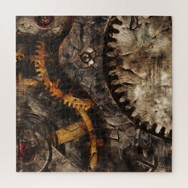 Rüstet Euch - Steampunk-Zahnräder und Getrieberäde (Vertikal)