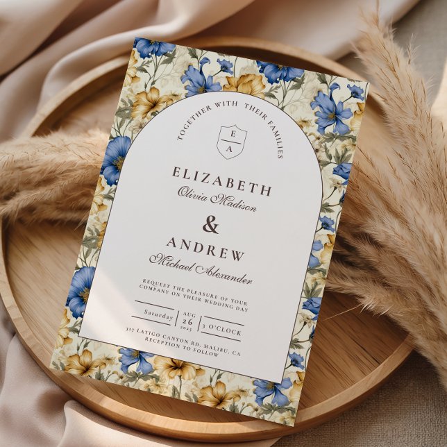 Rustic Autumn Botanical Wedding Einladung (Von Creator hochgeladen)
