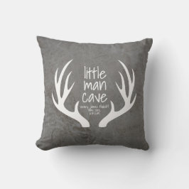 Rustic Baby Boy Kinderzimmer Antlers Little Man Ca Kissen