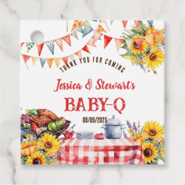 Rustic BABY-Q Barbecue Picnic Sonnenblume Vielen D Geschenkanhänger
