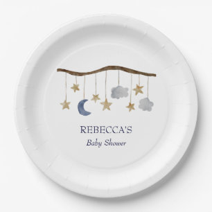 Rustic Baby Showroom Night Sky Mobile Pappteller