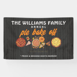 Rustic Bake Off B Family Pumpkin Pie Competition Banner