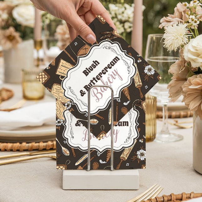 Rustic Baking Business Serviette (Von Creator hochgeladen)