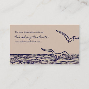 Rustic Beach Ocean Waves Mariage Carte du site Web