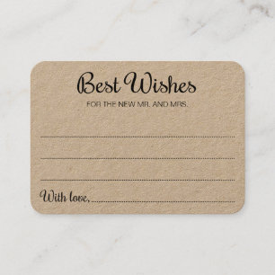 Rustic Best wünscht neue Mr. Wedding Guest Book Platzkarte
