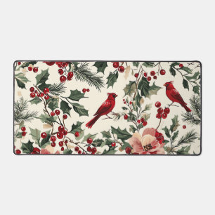 Rustic Bird et Poinsettia Motif de Noël (14)
