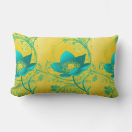 Rustic Bloom Lumbar Kissen: Blumengarm für Zuhause Lendenkissen