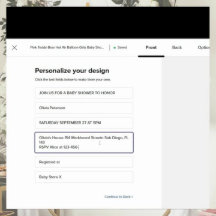 Rustic Blue Fishing Design Baby Shower Boy