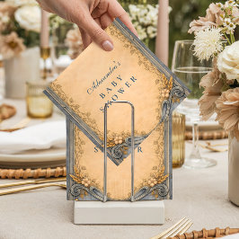 Rustic Blue Jeans Baby Shower Serviette