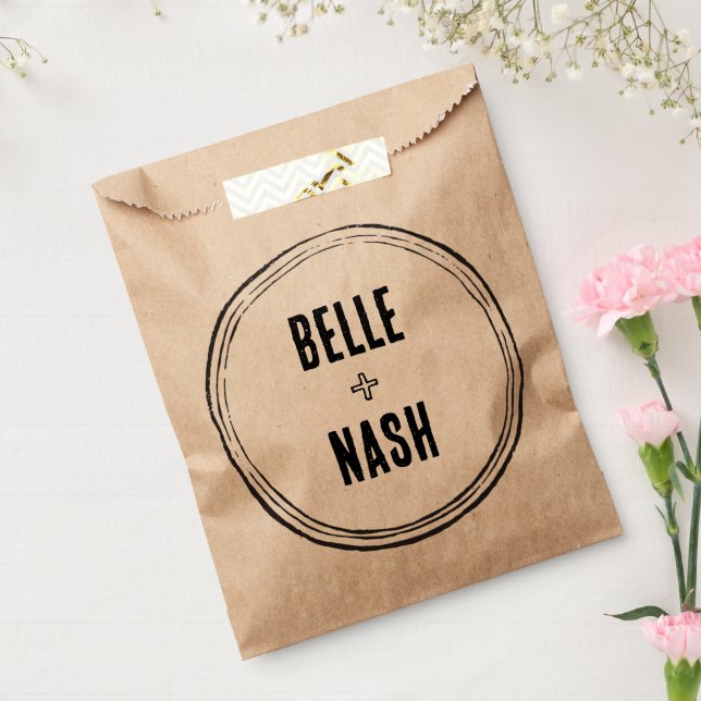 Rustic Boho Barn Wedding Geschenktütchen (Versiegelt)