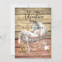 Rustic Boho Boy Baby Dusche Kinderzimmer Crib