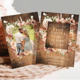 Rustic Boho Fall Herbstwoche Einladung