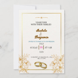 Rustic Boho Wedding Einladungen Vorlage