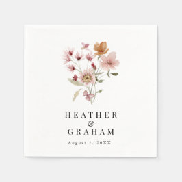 Rustic Boho Wedding Napkins Serviette
